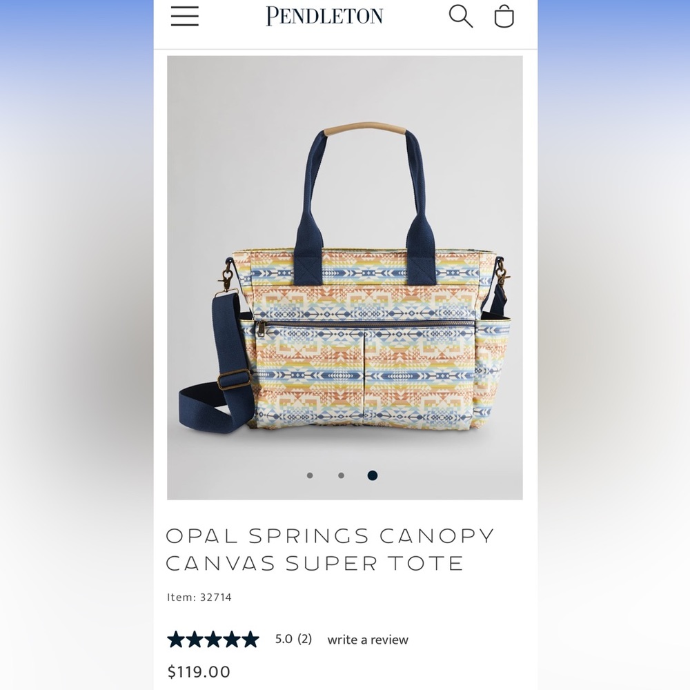 Pendleton large tote